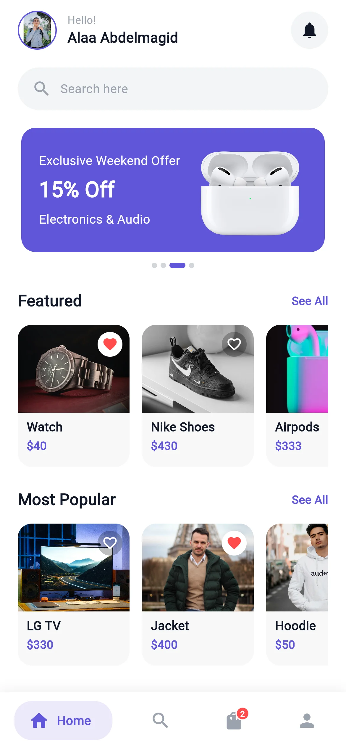 SwiftShop — Flutter E-Commerce preview